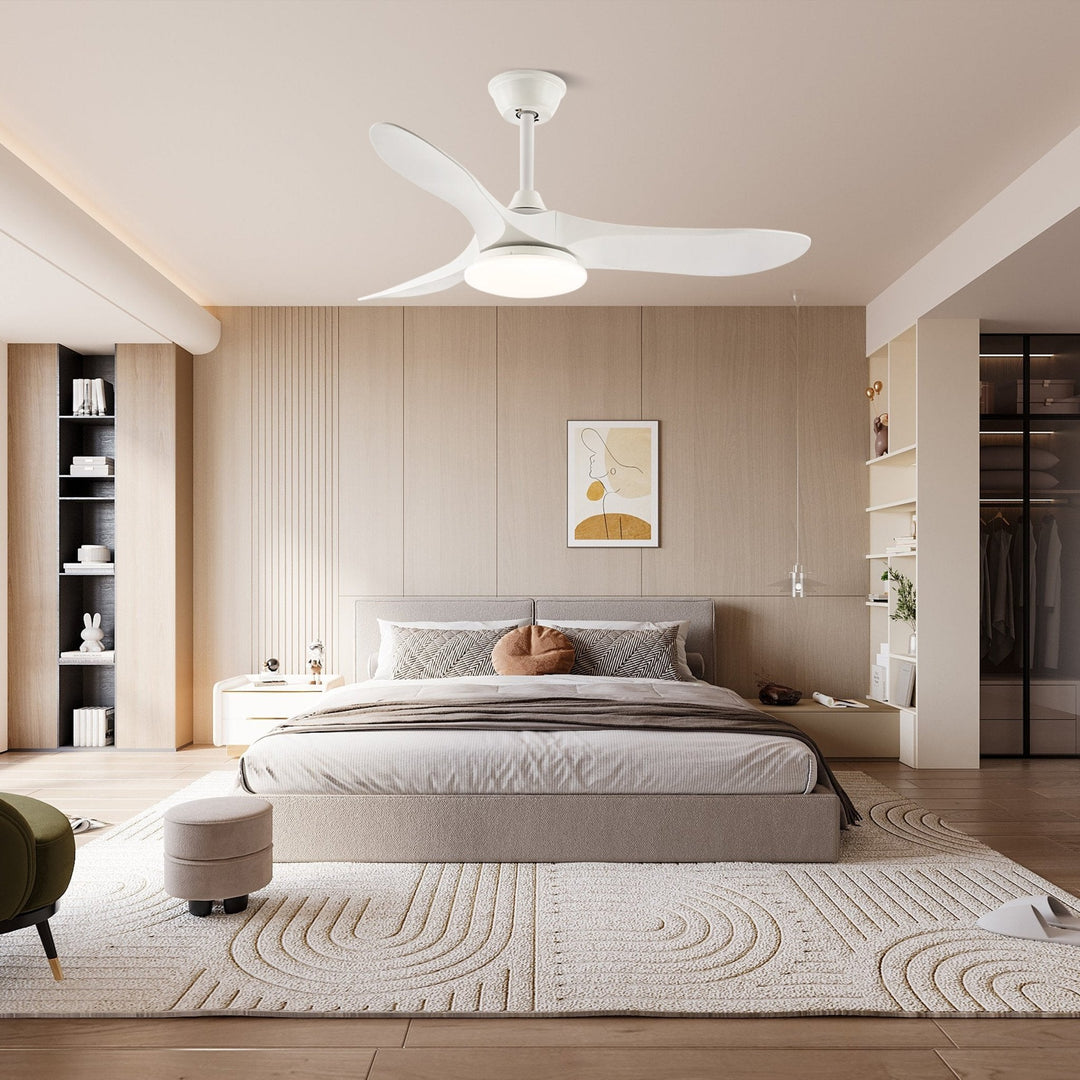 Virelo 42"/52" Takfläkt med Lampa