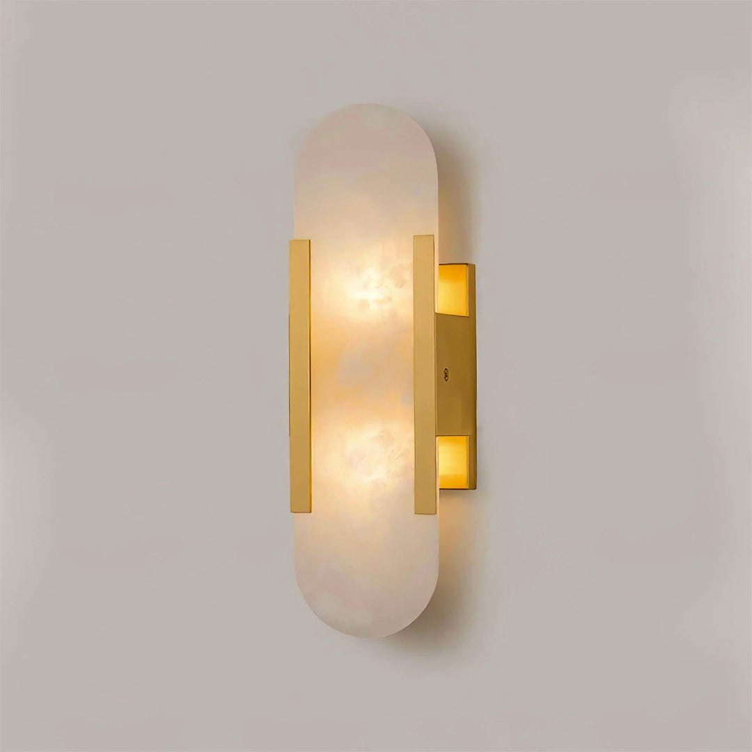 Avlång Alabaster Vägglampa