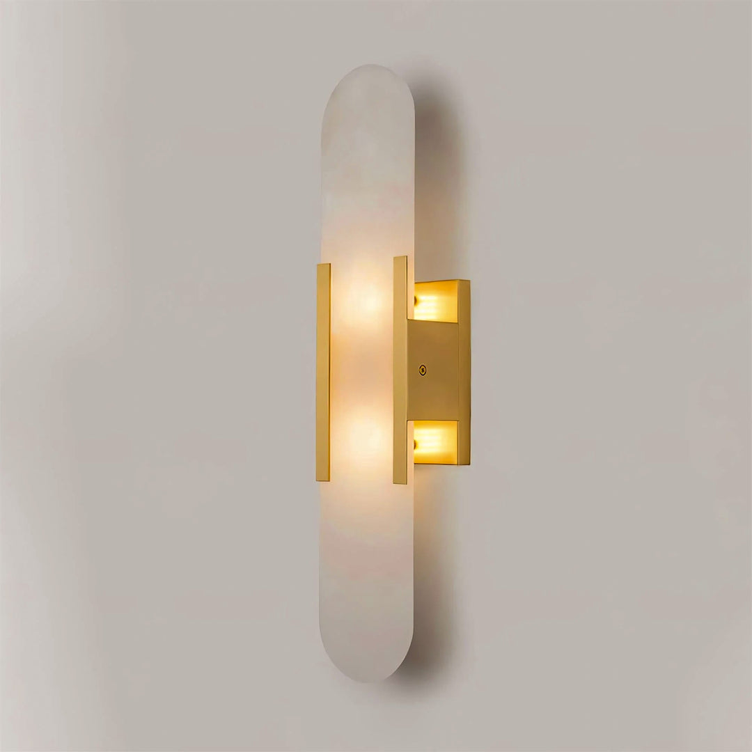 Avlång Alabaster Vägglampa