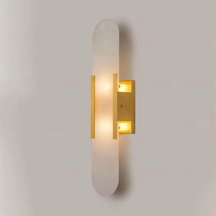 Avlång Alabaster Vägglampa