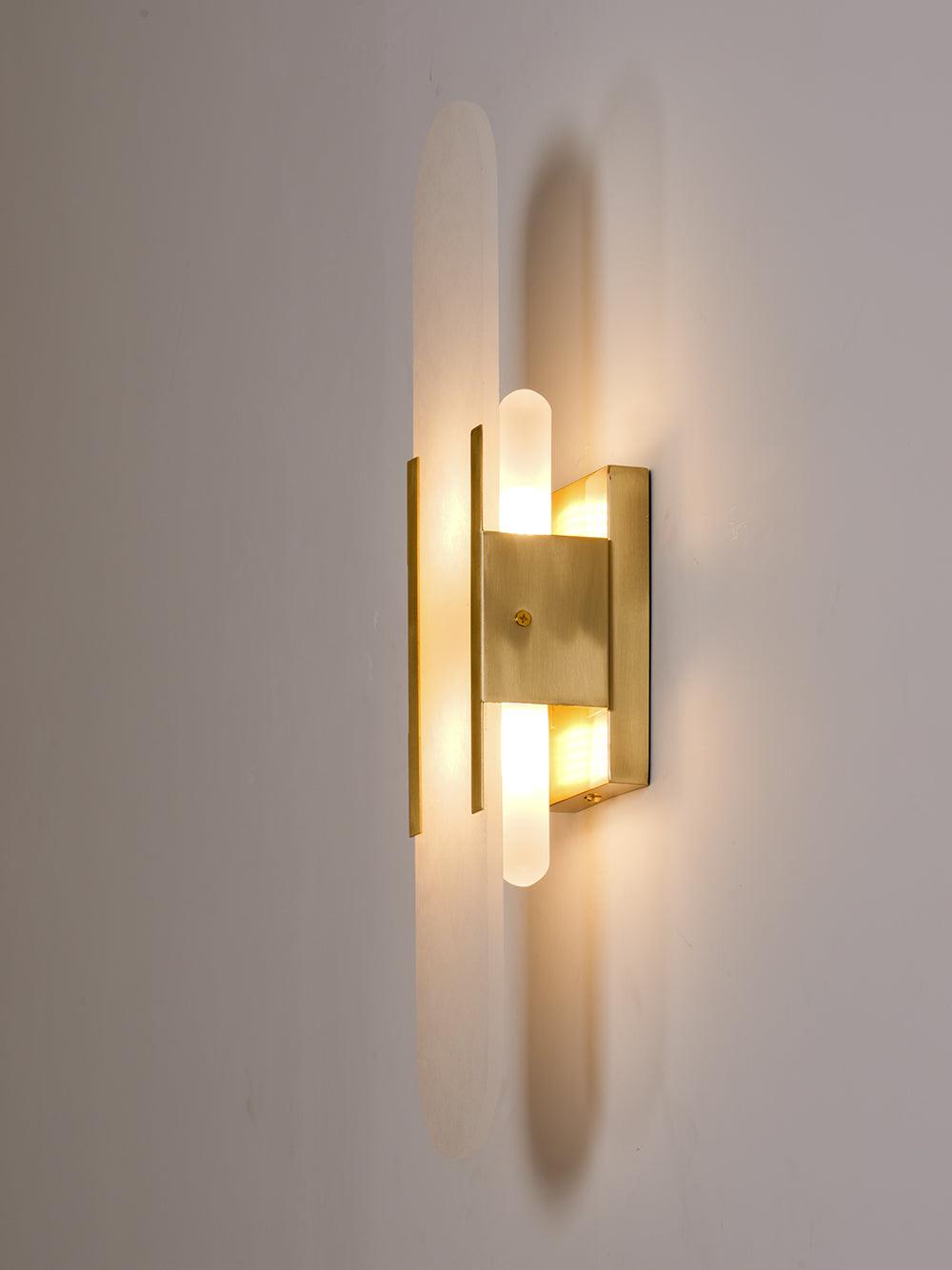 Avlång Alabaster Vägglampa