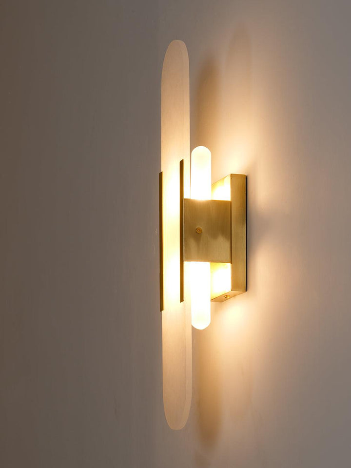 Avlång Alabaster Vägglampa
