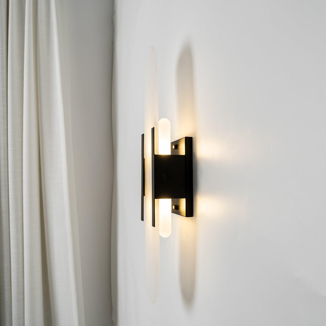 Avlång Alabaster Vägglampa