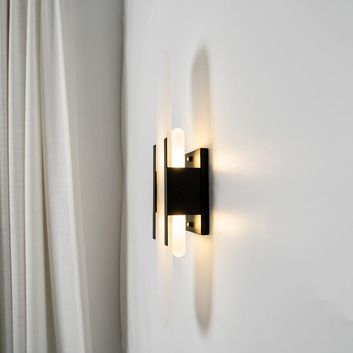Avlång Alabaster Vägglampa