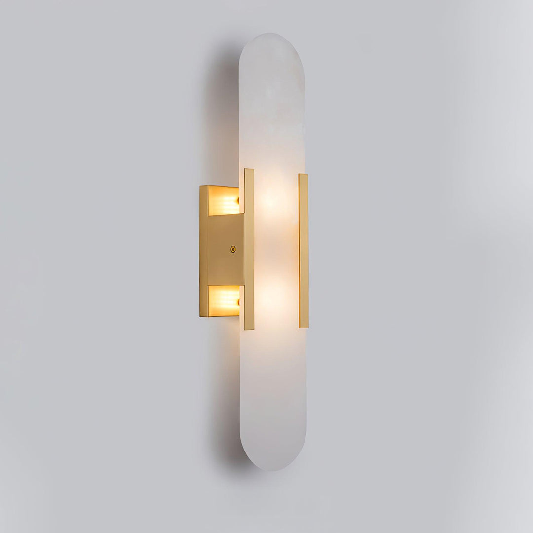 Avlång Alabaster Vägglampa