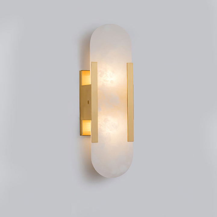 Avlång Alabaster Vägglampa