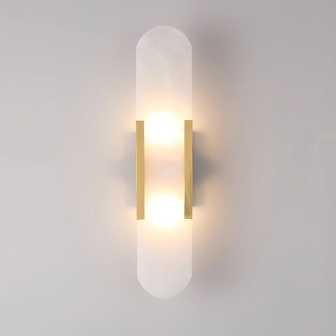 Avlång Alabaster Vägglampa