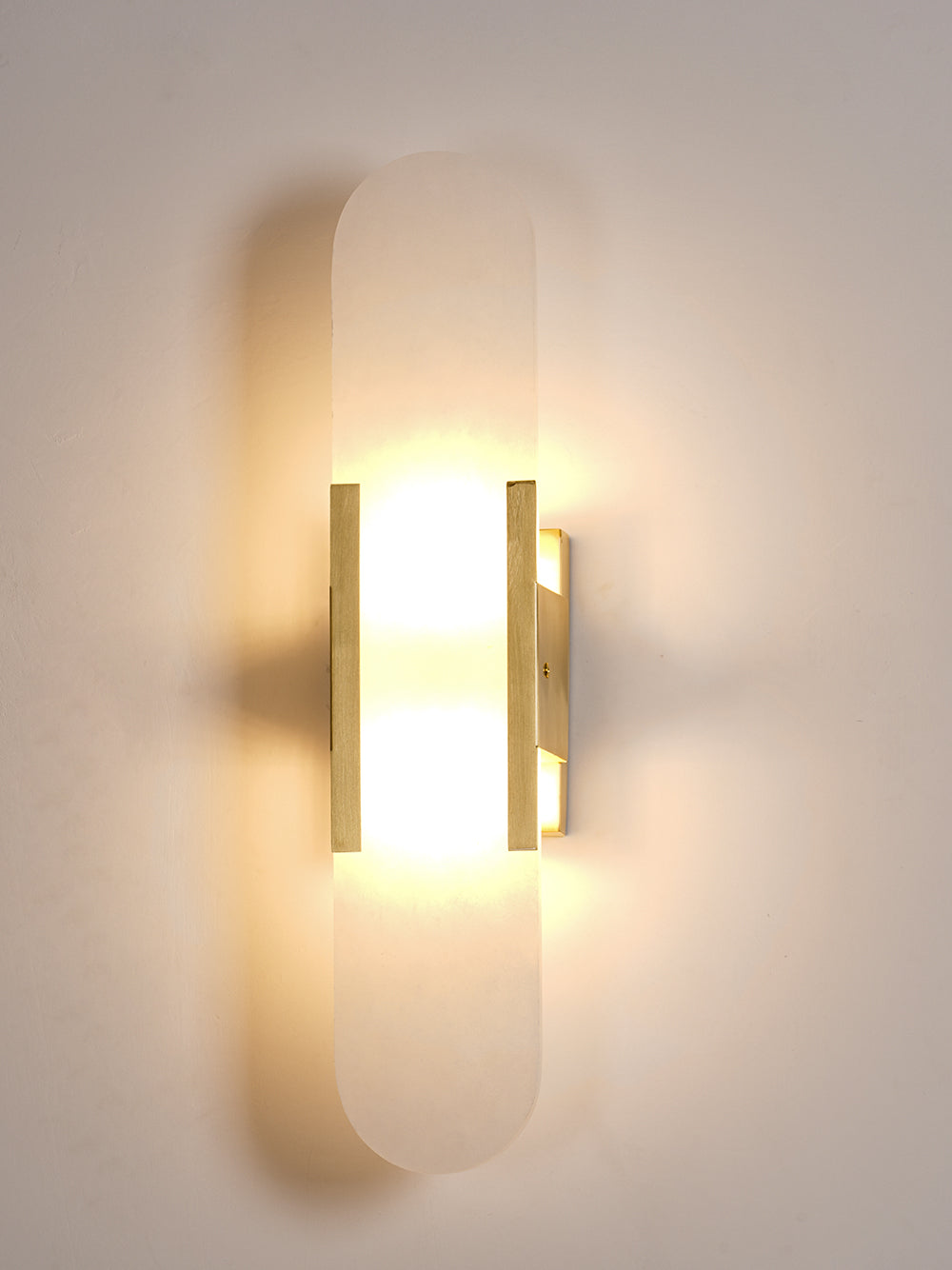 Avlång Alabaster Vägglampa
