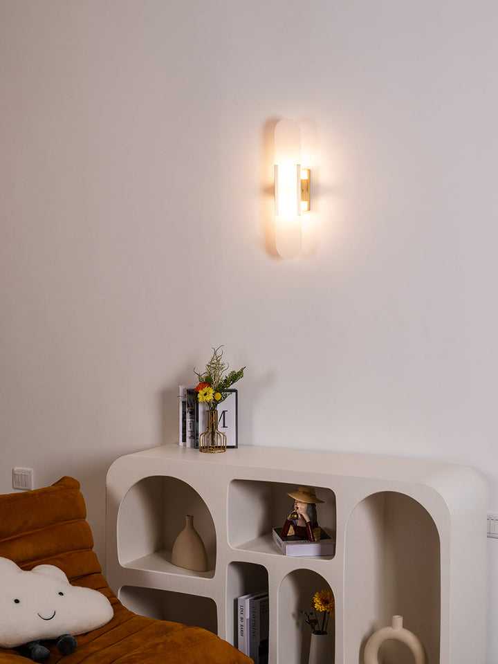 Avlång Alabaster Vägglampa
