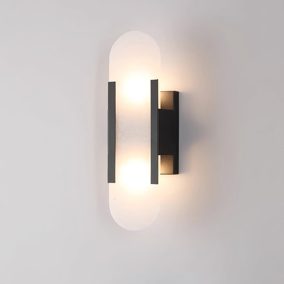 Avlång Alabaster Vägglampa