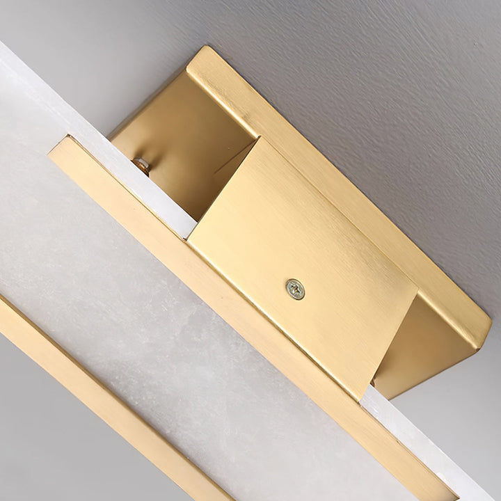 Avlång Alabaster Vägglampa