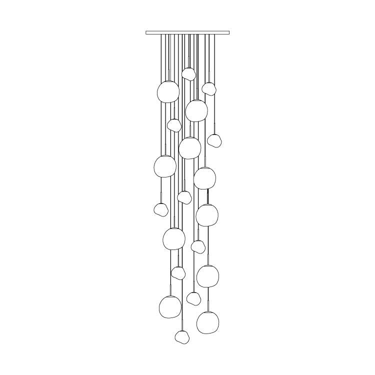 Multi Lava Rund Pendellampa