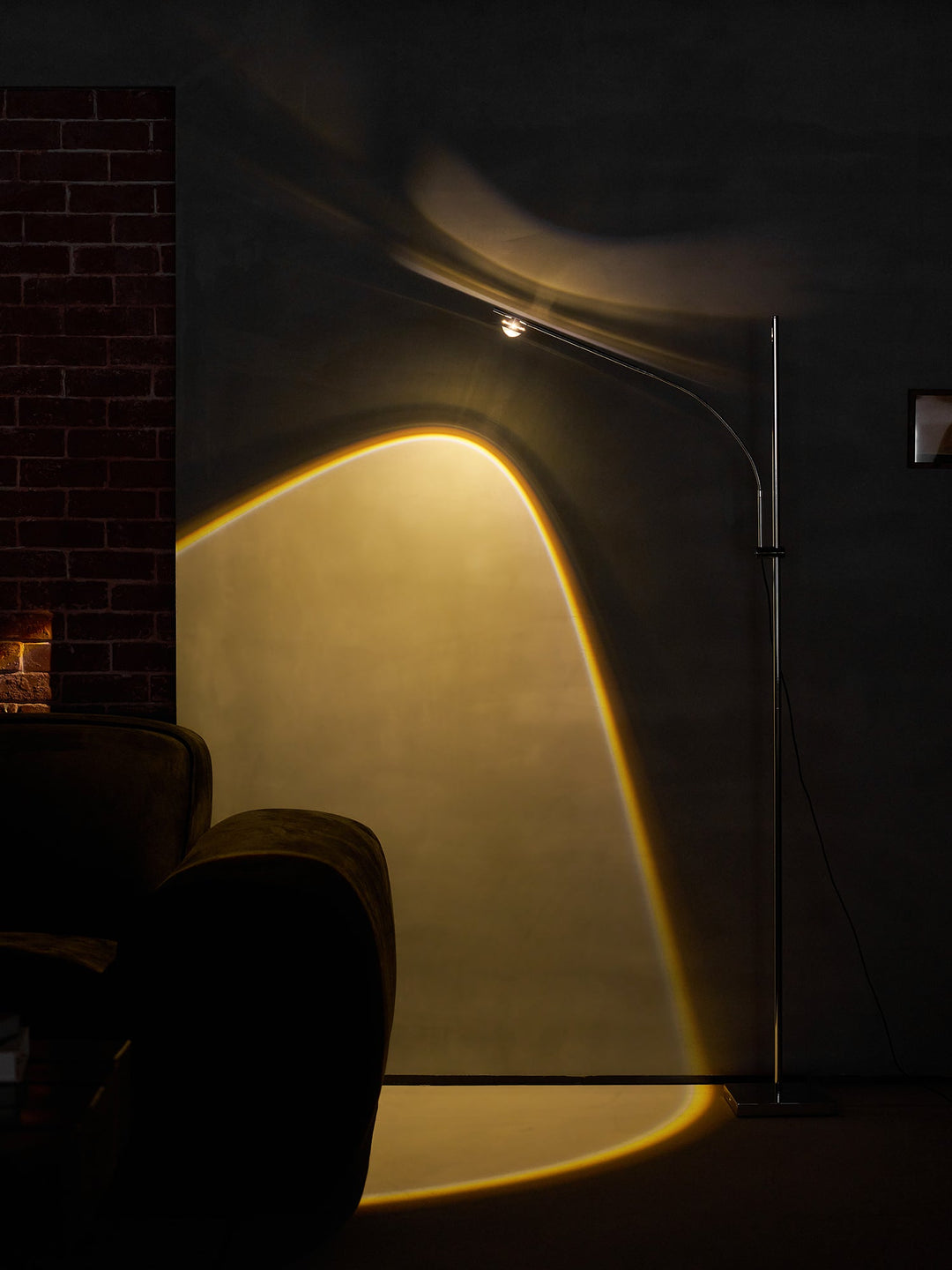 Metallkropp Elegant Golvlampa