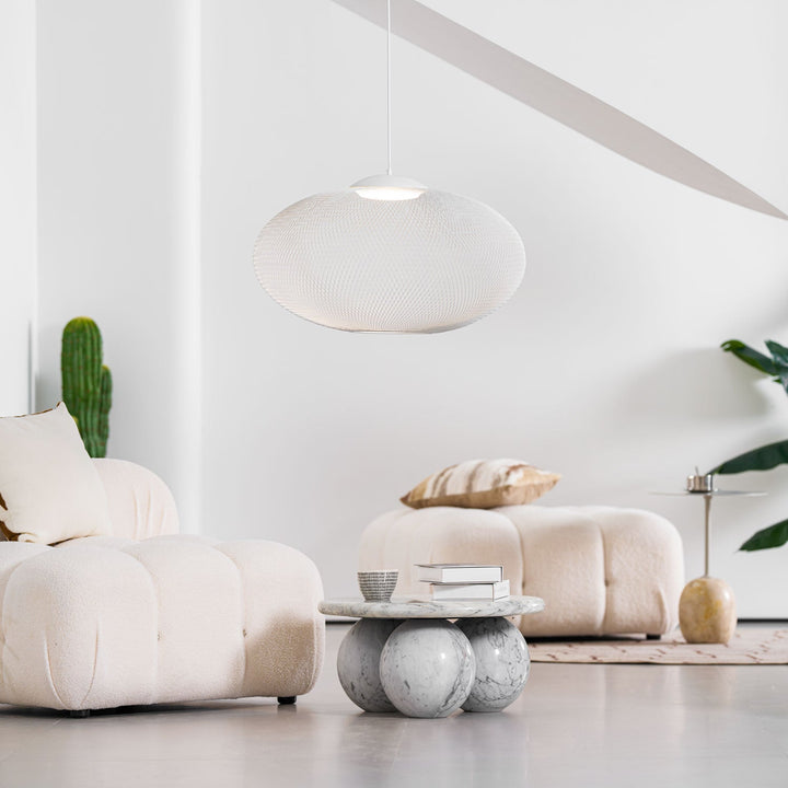 Metallic Meshwork Pendant Lamp