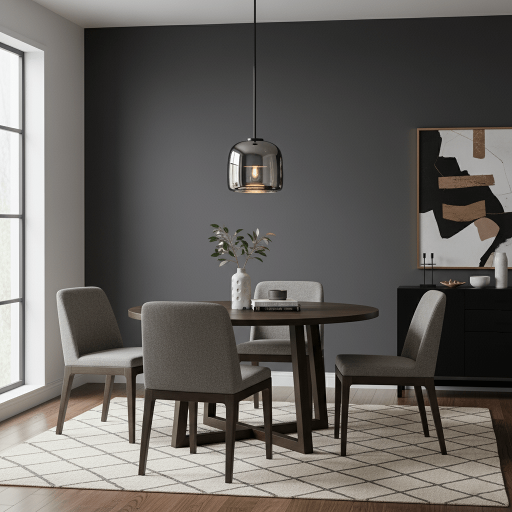 Metro Sphere Glas Pendellampa