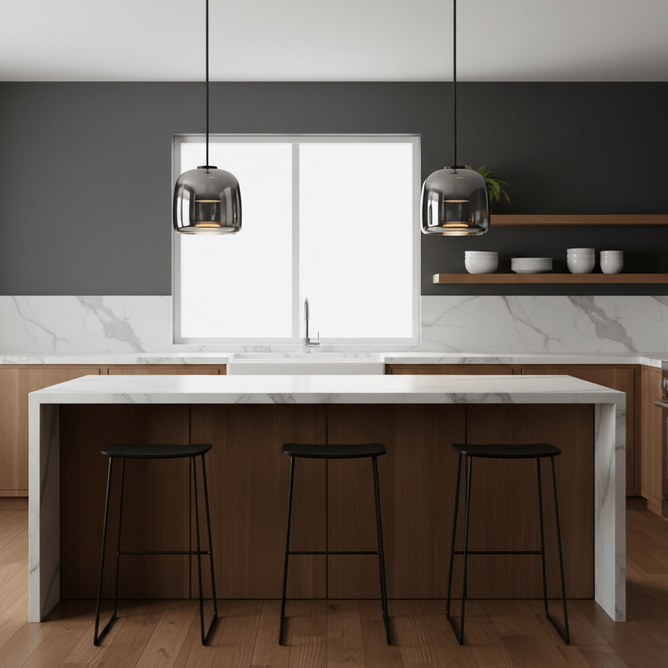 Metro Sphere Glas Pendellampa