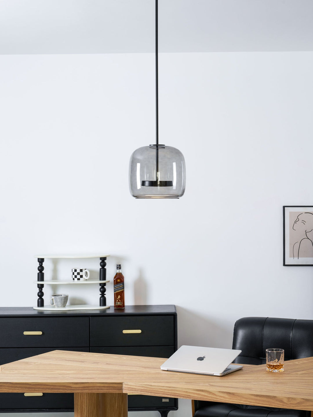 Metro Sphere Glas Pendellampa