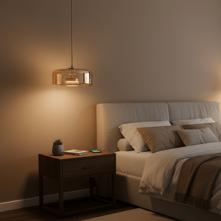 Metro Sphere Glas Pendellampa
