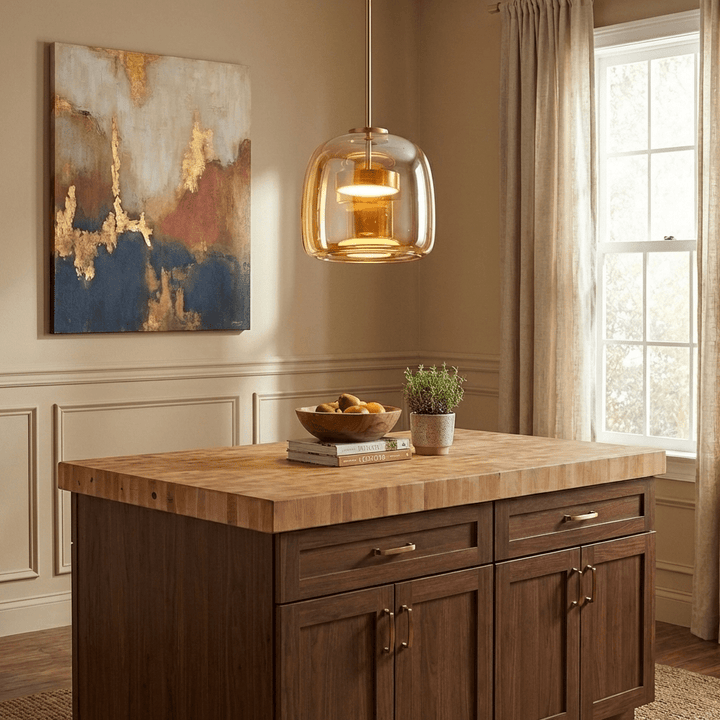 Metro Sphere Glas Pendellampa