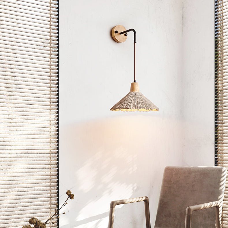 Microcement Vägglampa