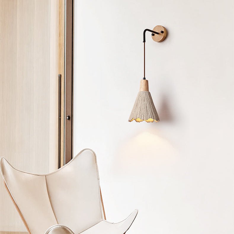 Microcement Vägglampa