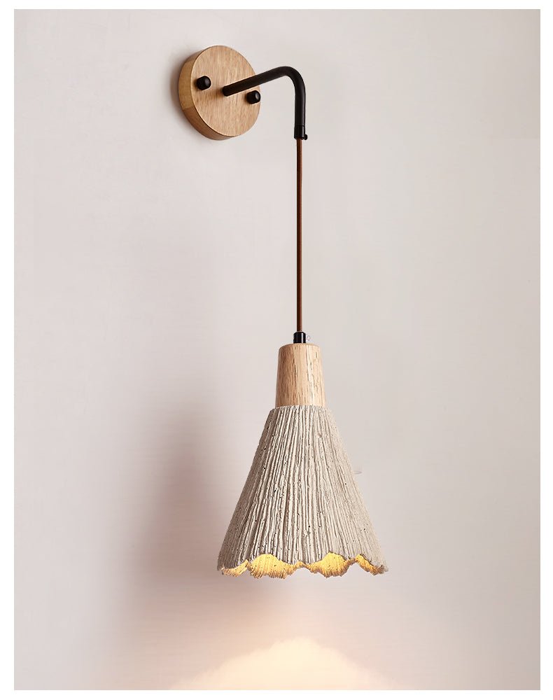 Microcement Vägglampa
