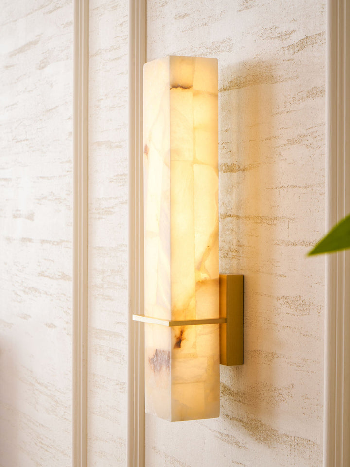 Milan Alabaster Vägglampa