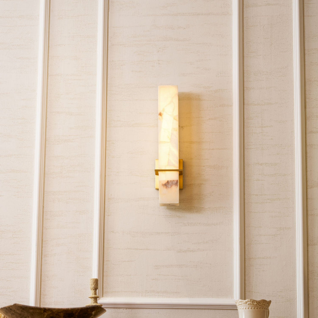 Milan Alabaster Vägglampa
