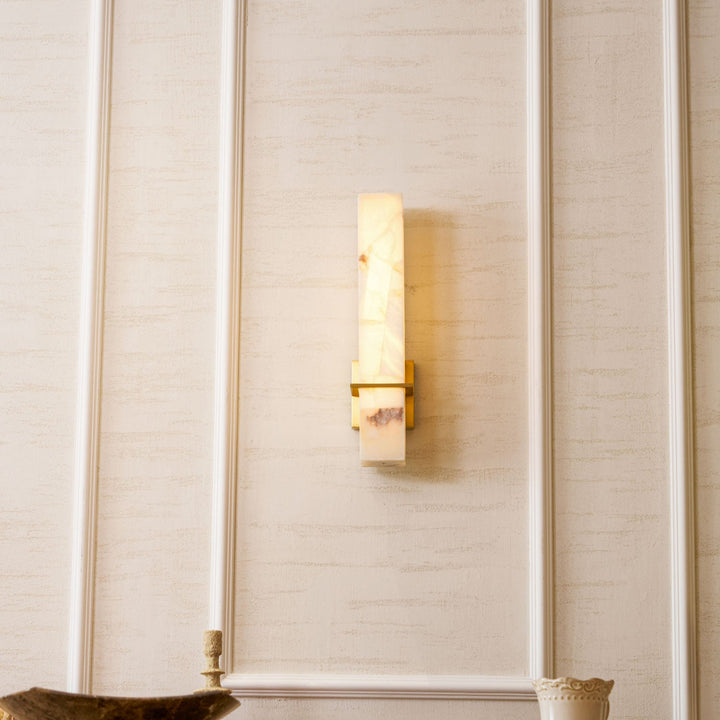 Milan Alabaster Vägglampa