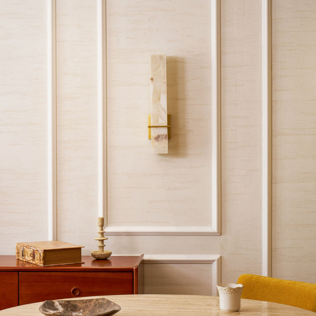Milan Alabaster Vägglampa