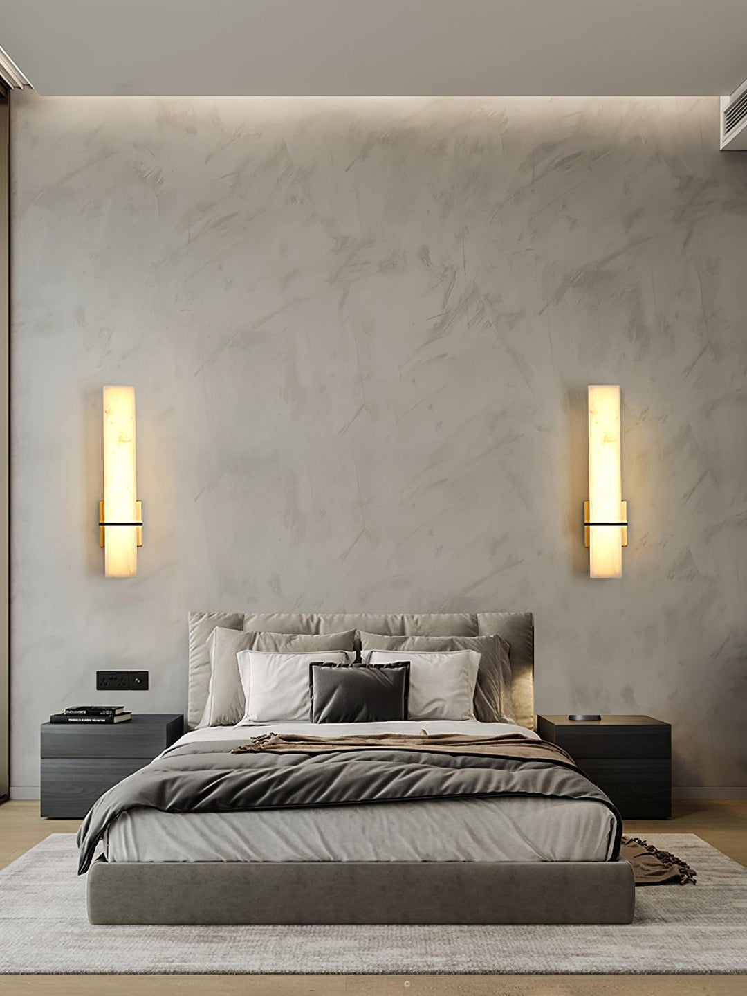 Milan Alabaster Vägglampa
