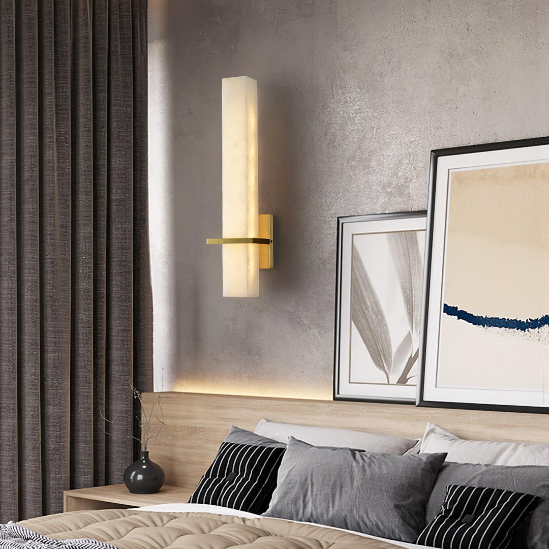 Milan Alabaster Vägglampa