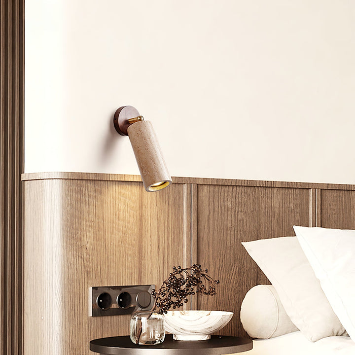 Milo Travertine Väggspotlight