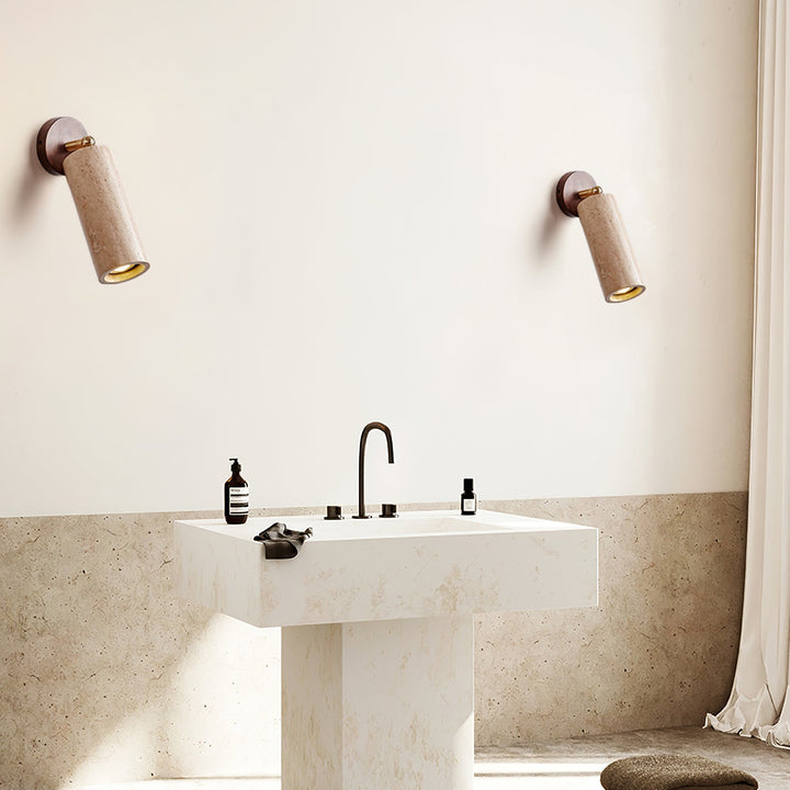 Milo Travertine Väggspotlight