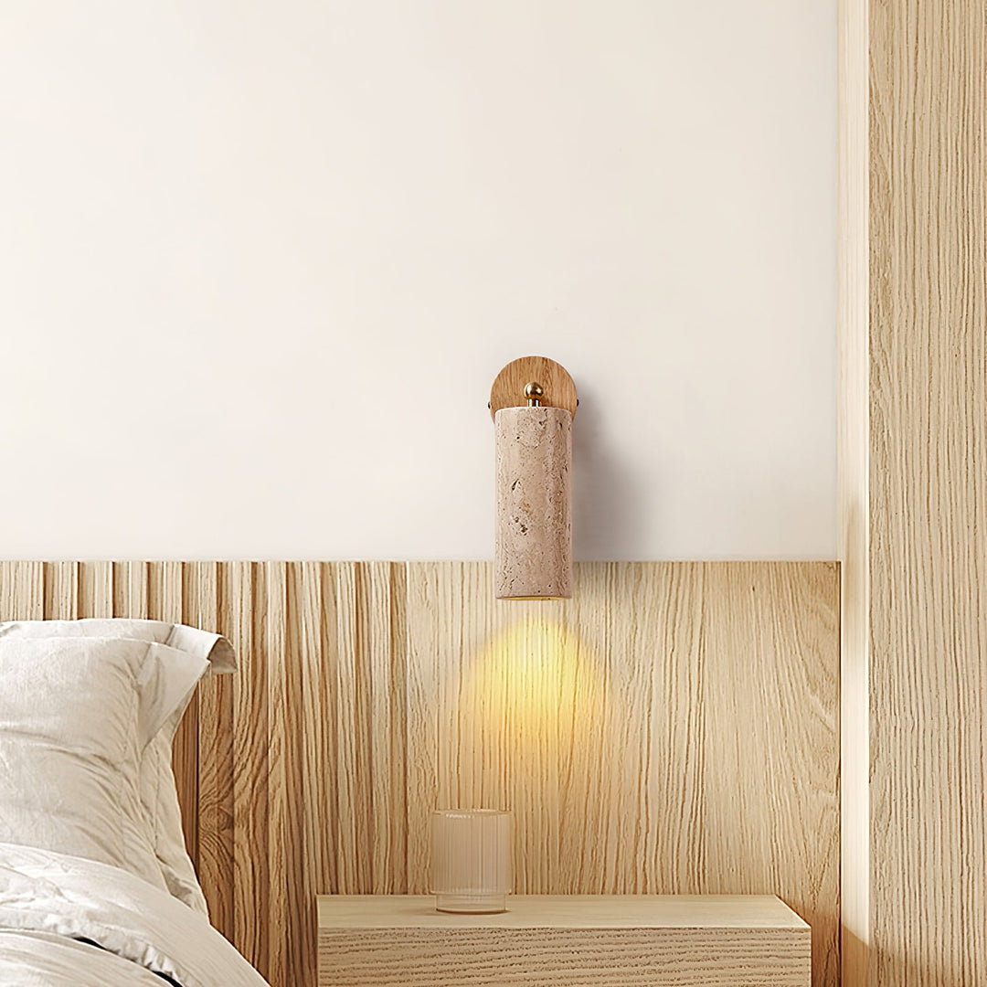 Milo Travertine Väggspotlight