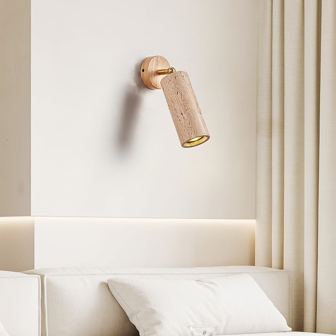 Milo Travertine Väggspotlight
