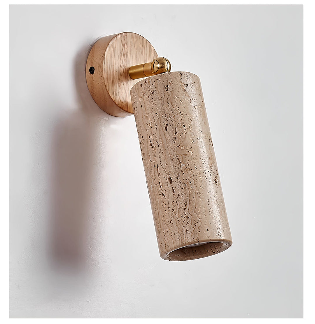 Milo Travertine Väggspotlight