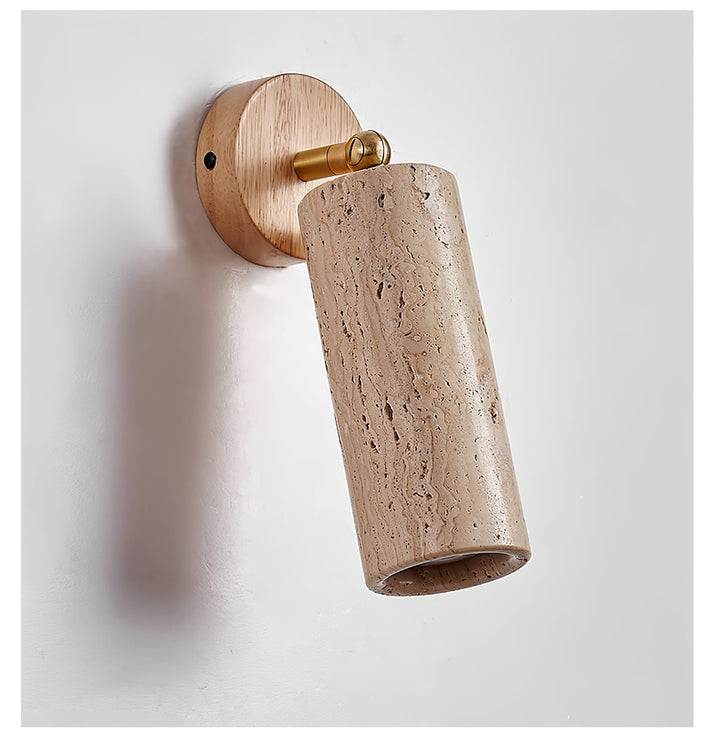 Milo Travertine Väggspotlight