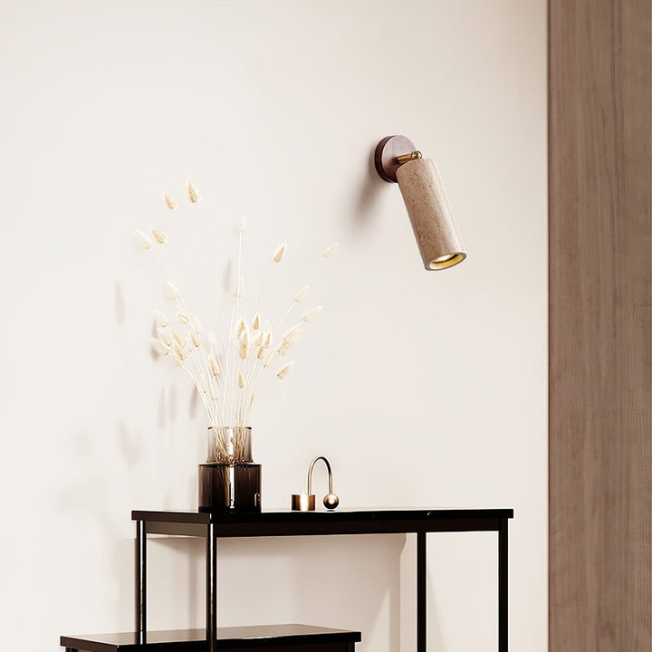 Milo Travertine Väggspotlight