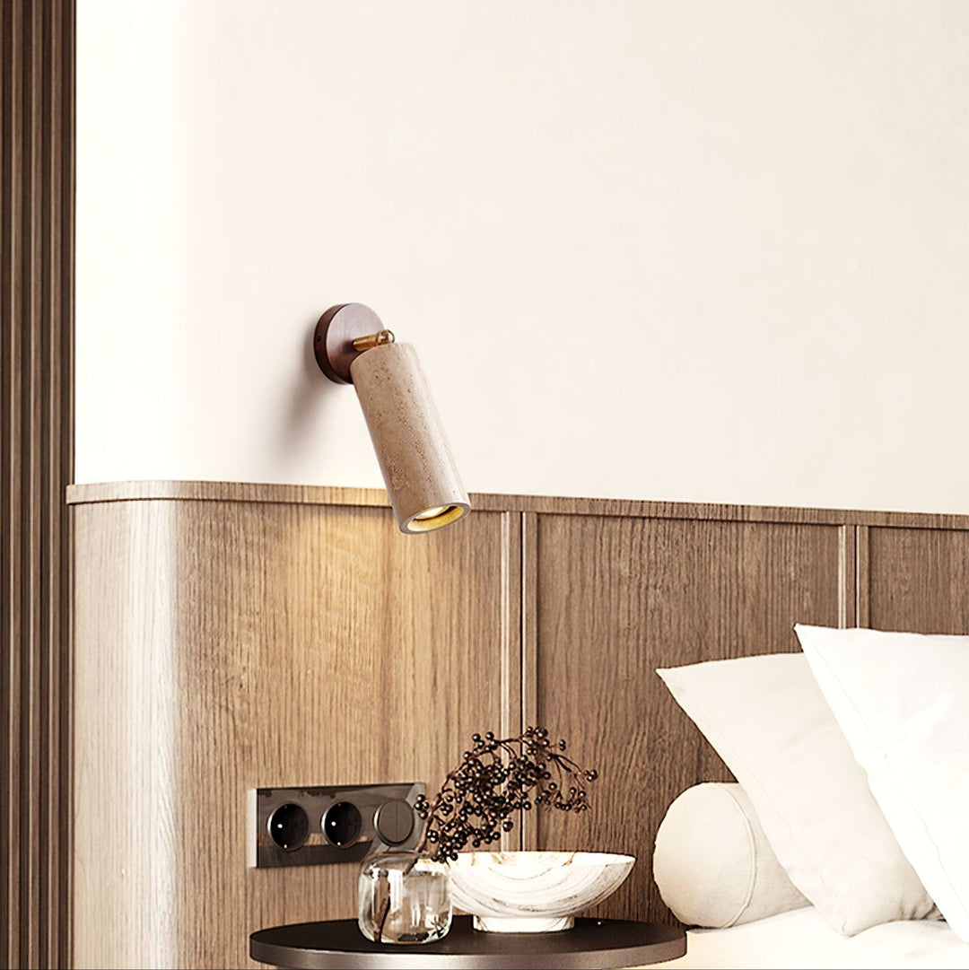 Milo Travertine Väggspotlight