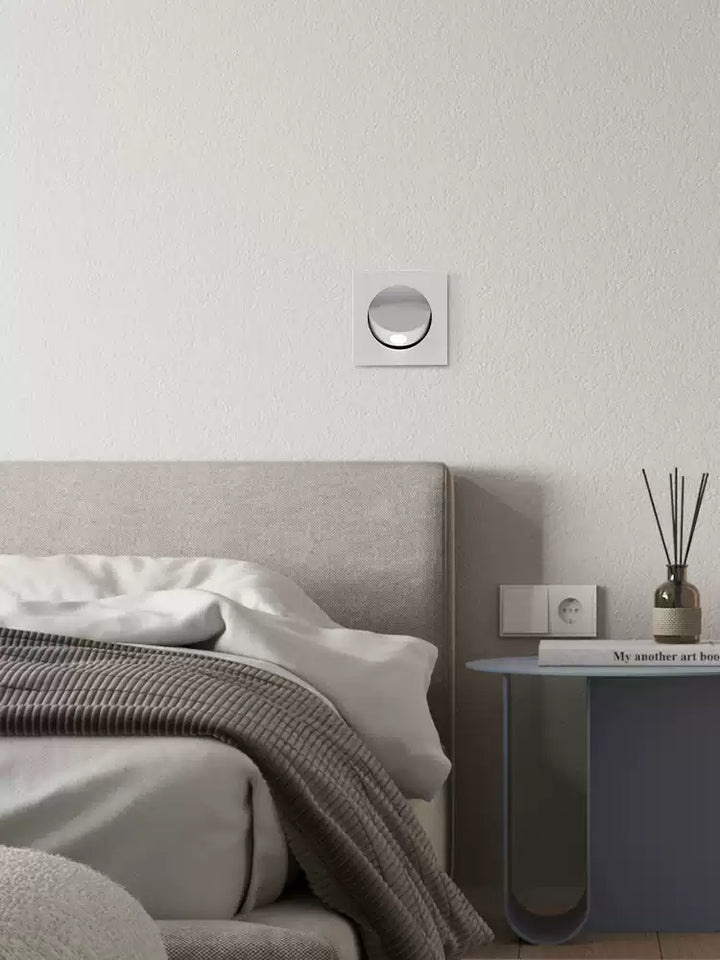 Minimalistisk Inbyggd Rotera Vägglampa