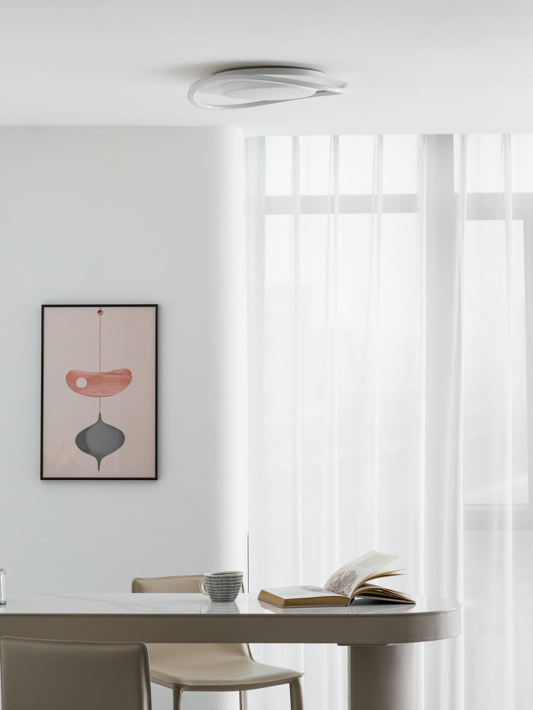 Minimalistisk Geometri LED Taklampa