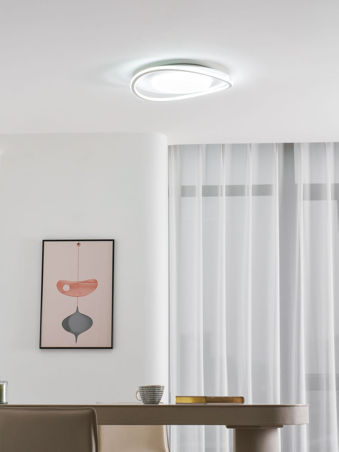 Minimalistisk Geometri LED Taklampa