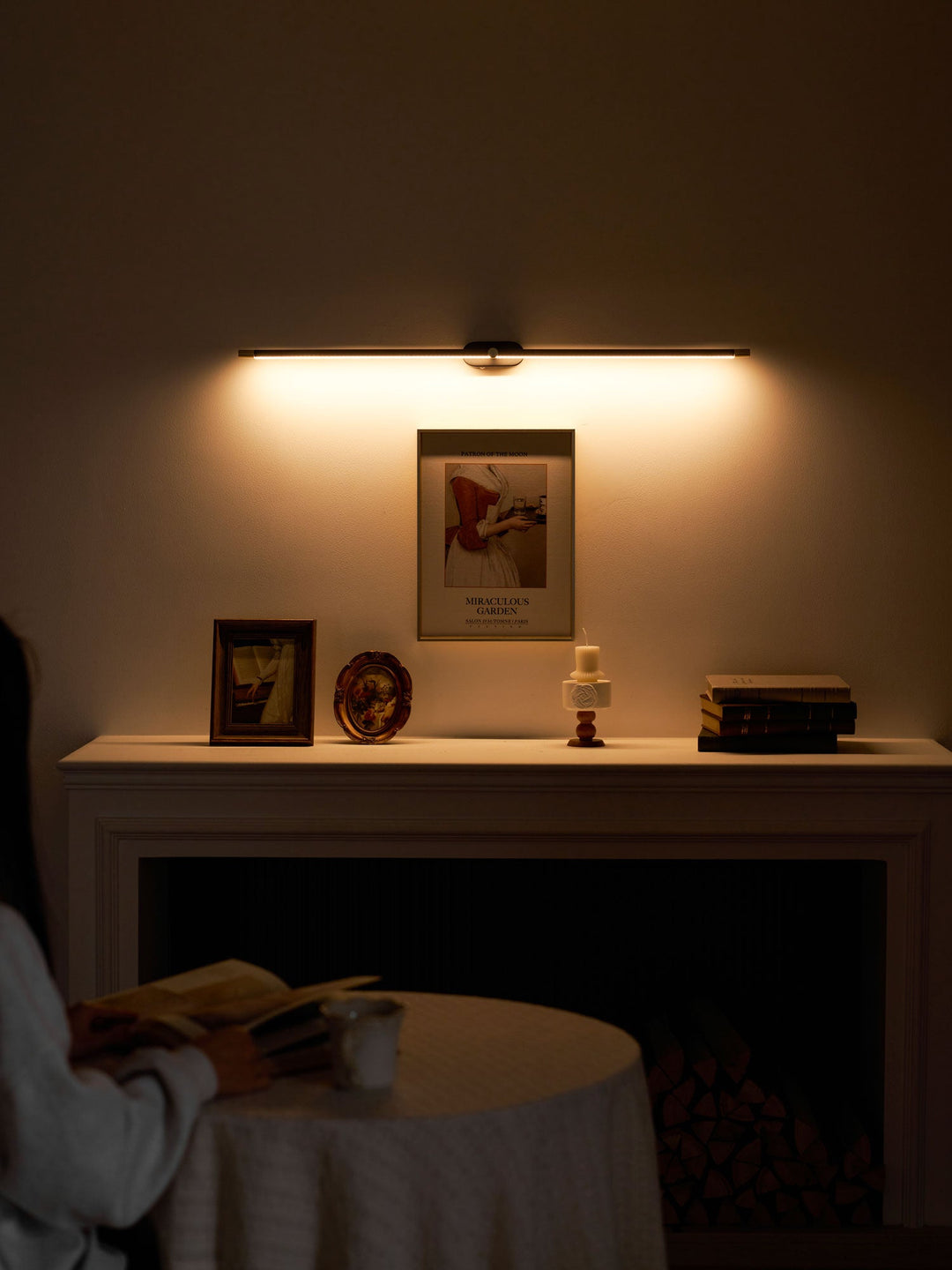 Minimalistisk Linjär Uppladdningsbar Vägglampa