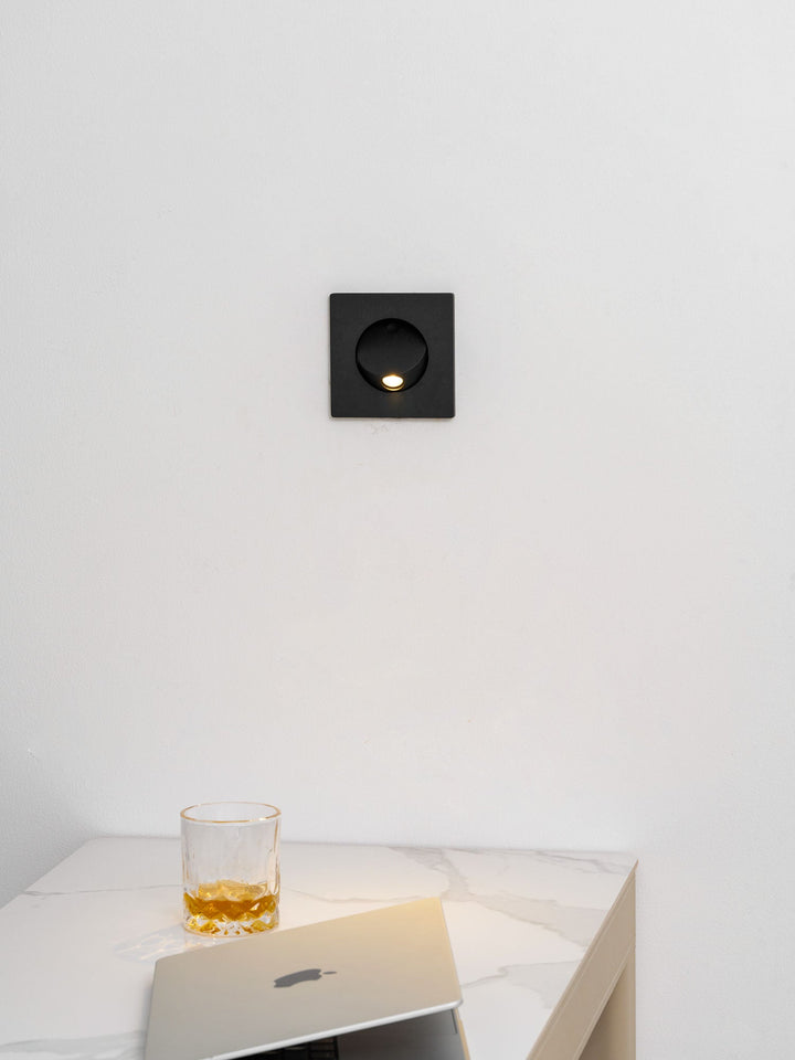 Minimalistisk Inbyggd Rotera Vägglampa