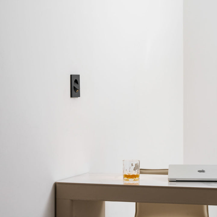 Minimalistisk Inbyggd Rotera Vägglampa