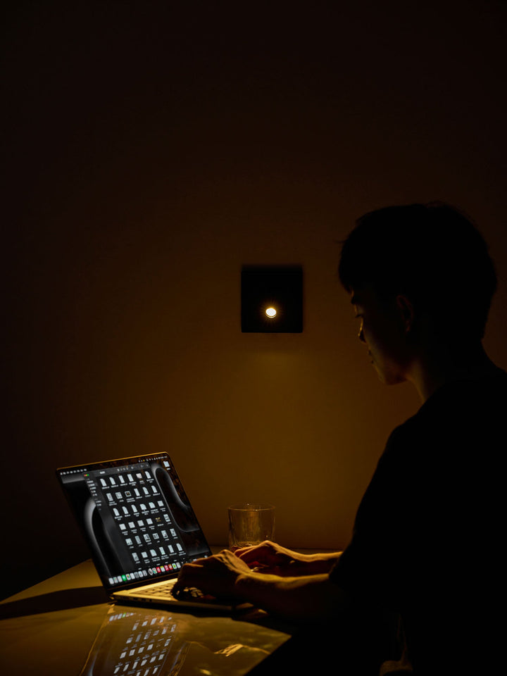 Minimalistisk Inbyggd Rotera Vägglampa