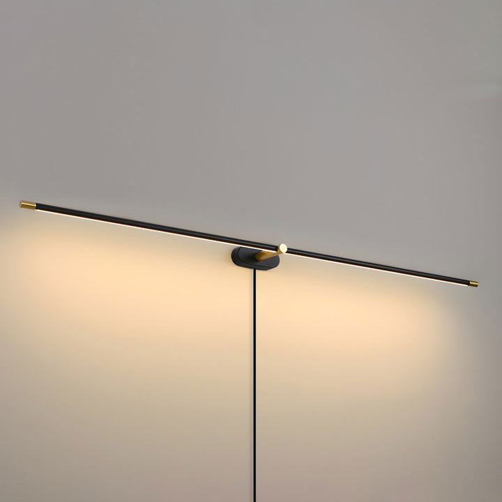 Minimalistisk Linjär Vägglampa med Stickkontakt