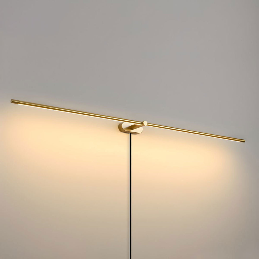 Minimalistisk Linjär Vägglampa med Stickkontakt