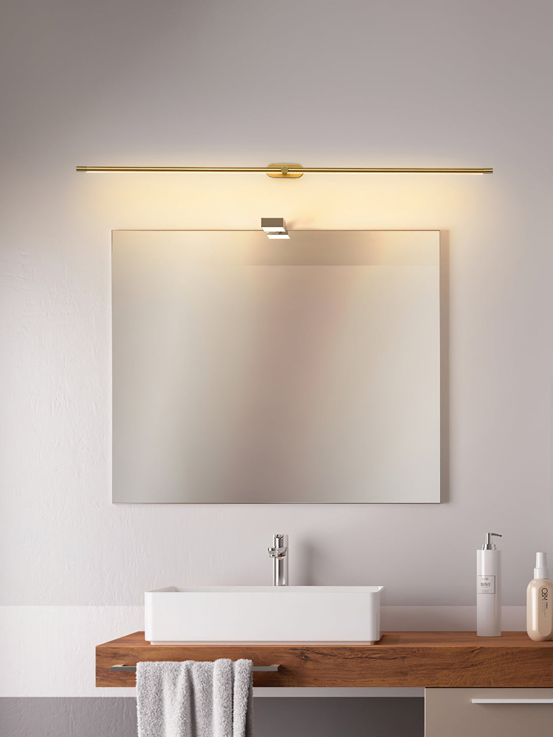 Minimalistisk Linjär Uppladdningsbar Vägglampa